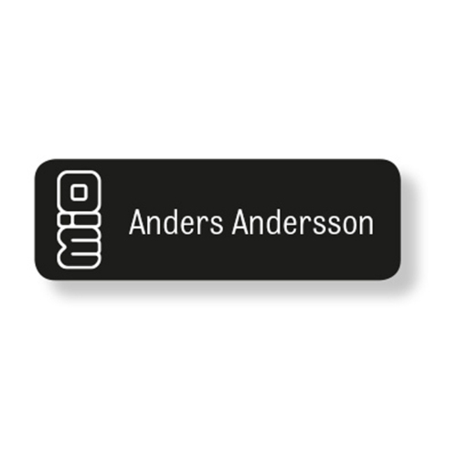 MIO Namnskylt med magnetfäste MIO Namnskylt med magnetfäste